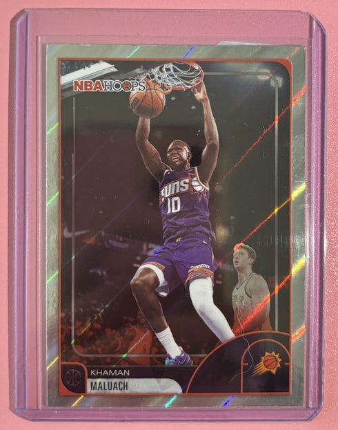 2025-26 Topps NBA Hoops Khaman Maluach #66 Light Burst