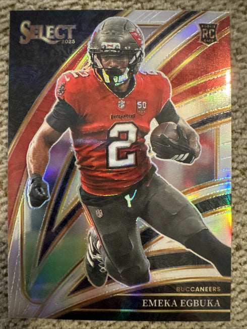 Panini Select Football Rookie Emeka Egbuka Club Level Tampa Bay Buccaneers #237
