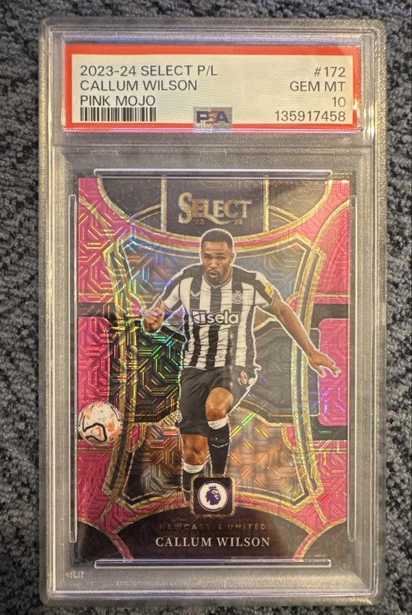 2023 Select P/L Callum Wilson Pink Mojo #172 PSA 10