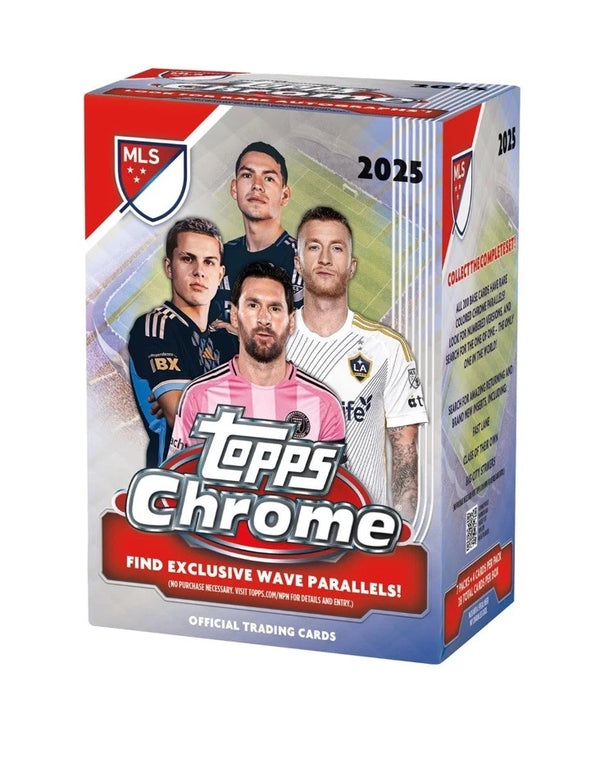2025 Topps MLS Chrome Soccer Blaster Box
