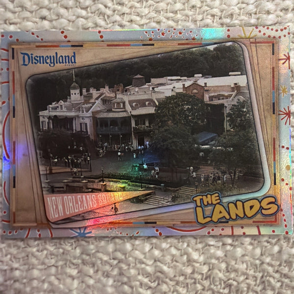 2025 Topps Disneyland 70th Rainbow Foil The Lands #LNDS-6 New Orleans Square
