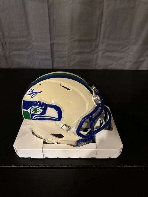 ELIJAH ARROYO Signed SEATTLE SEAHAWKS RETRO Mini Football Helmet w/ JSA COA