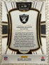2025 Panini Select Ashton Jeanty Raiders Rookie Prizm Premier Level #104
