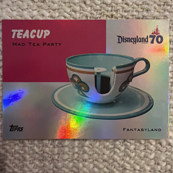 2025 Topps Disneyland 70th Anniversary #T54-23 Mad Tea Party Chrome Refractor
