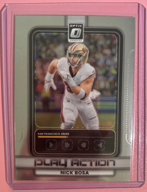 2025 Panini Donruss Optic Nick Bosa Play Action #12