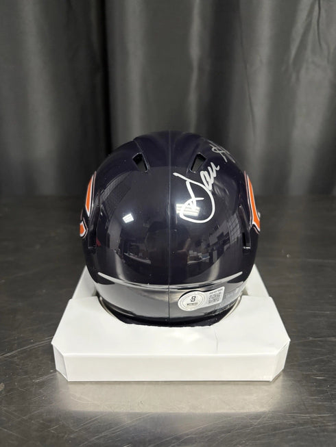 Dan Hampton Autographed Chicago Bears Mini Helmet Beckett COA