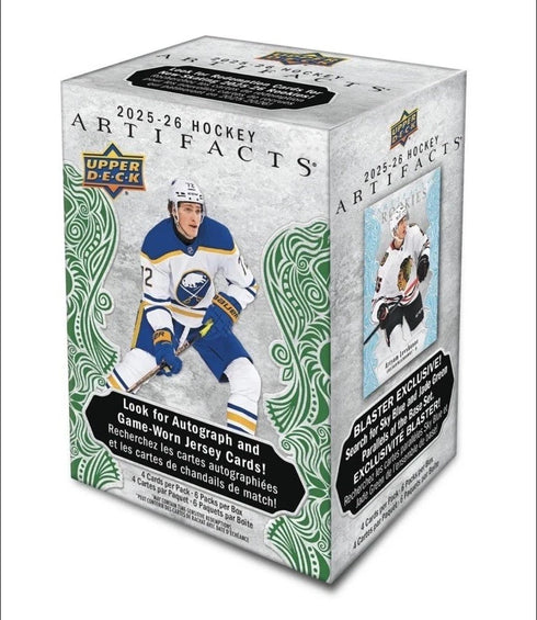 2025-26 Upper Deck Artifacts Hockey Blaster Box | Factory Sealed