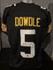 Rico Dowdle Pittsburgh Steelers Signed Custom Black Jersey Beckett COA