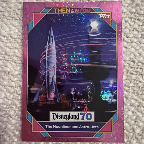 2025 Topps Disneyland 70th Anniversary #57 Moonliner & Astro-Jets Purple
