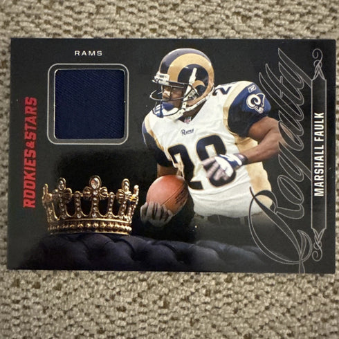 2025 Panini Rookies & Stars - Royalty Marshall Faulk #R-MFK (MEM)