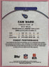 2025 Topps Finest Football Cam Ward Titans RC X-Fractor