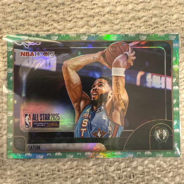2025-26 Topps NBA Hoops Jayson Tatum All Star No. 277 Green Border