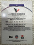 2025 Topps Finest Jayden Higgins Rookie Sky Blue Refractor /325 #26 Texans