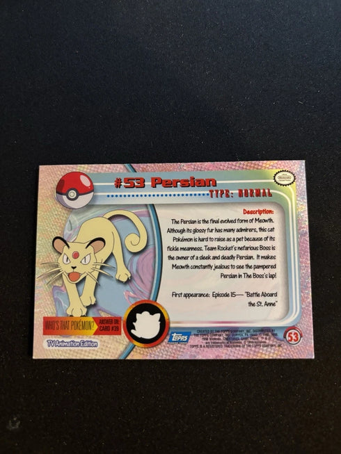 Topps 2000 Pokemon Persian #53