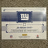 2025 Panini Photogenic Jaxson Dart RC IN MOTION New York Giants #6