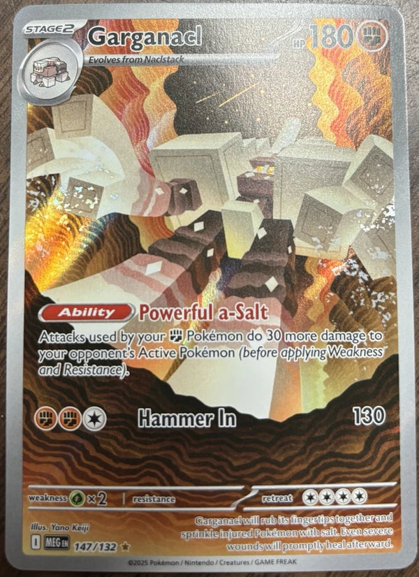 Garganacl 147/132 Me01: Mega Evolution Holo