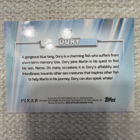 2026 Topps Chrome Disney #90 Dory X-Fractor CO
