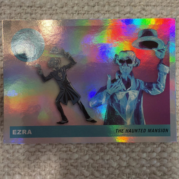 Topps Disneyland 70th Anniversary The Haunted Mansion Ezra #T55-23 Rainbow Foil
