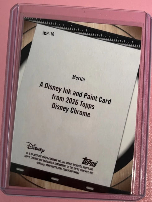2026 Topps Chrome Disney #I&P-10 - Merlin - Ink And Paint Insert