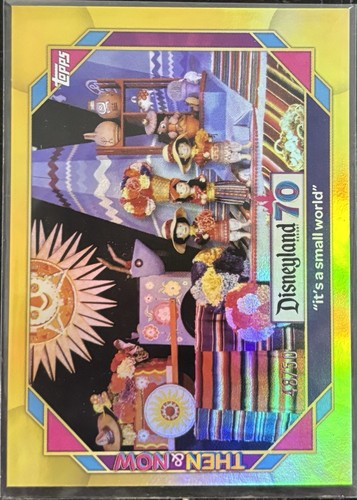 Topps Disneyland 70th Anniversary “It’s a Small World” Gold /50
