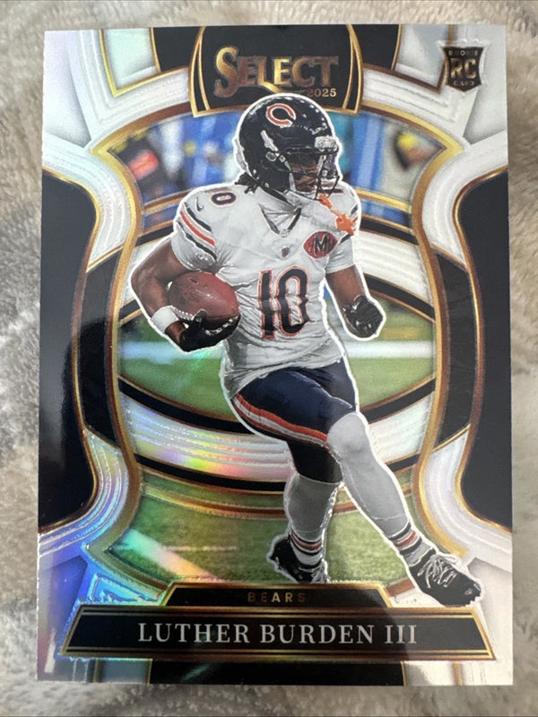 2025 Panini Select Luther Burden III #72 Rookie Chicago Bears