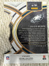 2023 Panini Select Premier Prizm Red and Yellow Die Cut Jalen Hurts Eagles #184