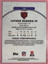 Topps 2025 Finest Performance Luther Burden III #119 Chicago Bears /75 (RC)