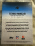 2025 Topps Signature Class Tetairoa McMillan Rookie Green Purple #230 Panthers