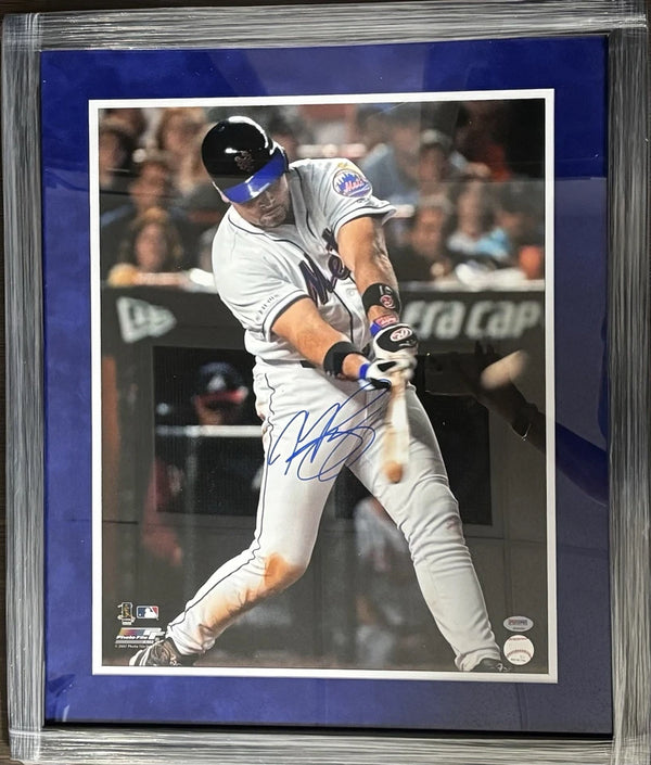 New York Mets Mike Piazza Signed 16x20 Framed Photo PSA DNA