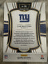 2025 Panini Select Cam Skattebo Green Yellow Shock Prizm #195 Rookie Giants
