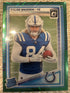 Panini 2025 Donruss Optic Tyler Warren #234 Rated Rookie Green Colts