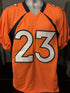 Willis McGahee Denver Broncos Signed Custom Jersey Beckett COA