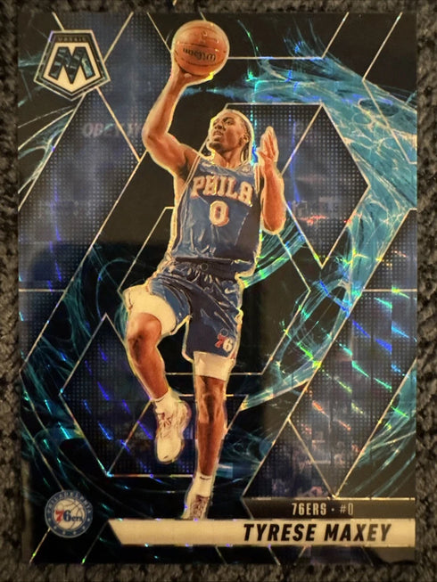 2024-25 Panini Mosaic Prizm Tyrese Maxey #23 Philadelphia 76ers NBA Card