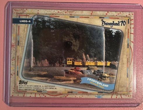 FRONTIERLAND The Lands 2025 Topps Disneyland 70th Anniversary