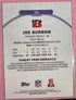 Topps Finest Joe Burrow Cincinnati Bengals #128 NFL Football Card /150