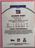 Jaxson Dart Rookie Refractor π₯ 2025 Topps Finest #2 NFL Giants QB