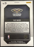 2024 Panini Prizm Yves Missi Emergent Green Prizm Pelicans