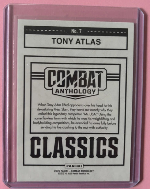 2025 Panini Combat Anthology Tony Atlas Classics Silver #7