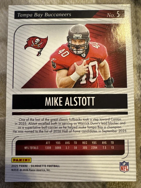 2025 Panini Silhouette- Mike Alstott- Bucs /149