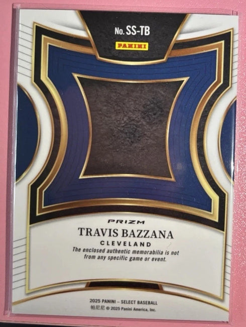 Panini 2025 Select Travis Bazzana Selective Swatches Prizm #SS-TB Cleveland