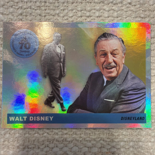 2025 Topps Disneyland 70th Anniversary Walt Disney 1955 Disneyland Icons #T55-1