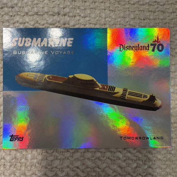 2025 Topps Disneyland 70th SUBMARINE Disneyland On Wheels #T54-14 Foil