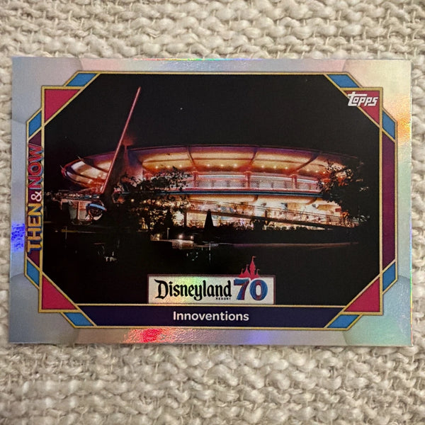 2025 Topps Disneyland Then & Now Inventions #67 Rainbow Foil