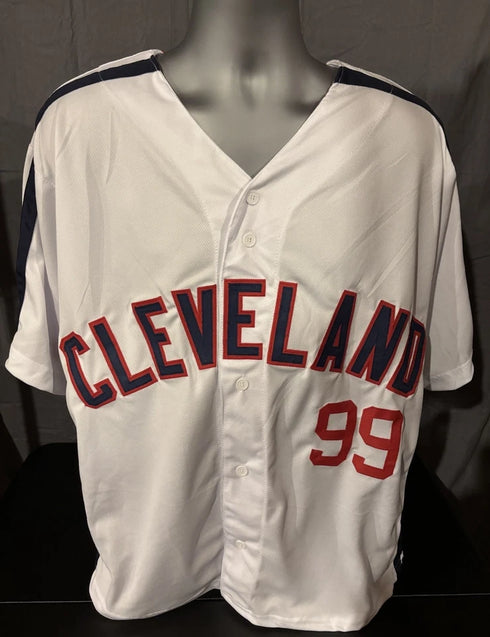 Charlie Sheen Signed Jersey Major League Ricky Vaughn Autographed BAS Wild Thing
