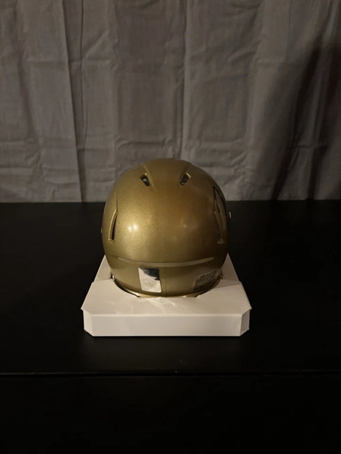 Notre Dame Tim Brown Signed Mini Helmet Player Holo COA