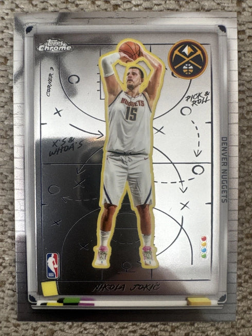 2025-26 Topps Chrome Basketball Nikola Jokic X's & Whoa's #XW-3 - Nuggets