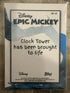 2026 Topps Disney Neon Chrome Clock Tower Epic Mickey #EM-24