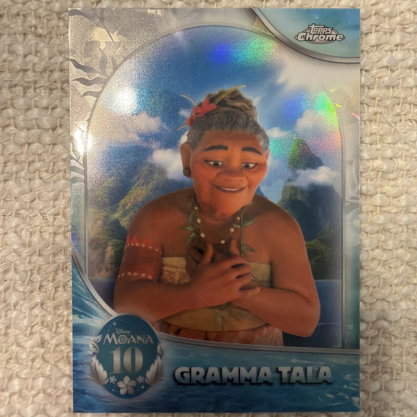 2026 Topps Chrome Disney Gramma Tala Moana 10th Anniversary #MN-4