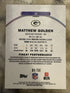 2025 Topps Finest #25 Matthew Golden Gold /50 RC