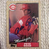 1987 Topps Team Checklist Autographed Pete Rose #393 Baseball Card w/ JSA COA